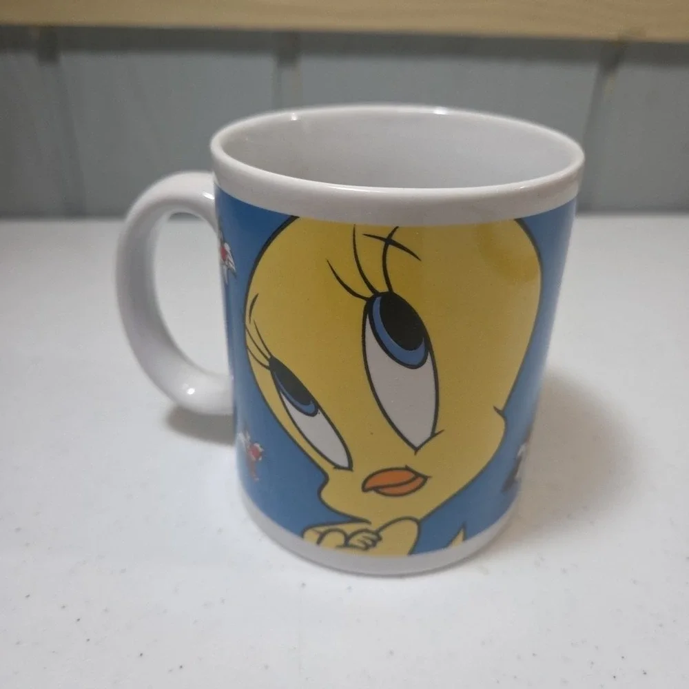 Vintage Looney Tunes Tweety Bird Mug Coffee Avon Gibson 1998 Warner Bros